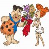Gyémántszemes festmény - Flintstones