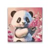 Gyémántszemes festmény - Aranyos panda