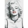 Festés számok szerint – Marilyn Monroe piros ajkakkal