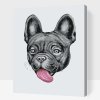 Festés számok szerint – Lógó nyelvű bulldog