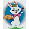 Festés számok szerint – Festő nyuszi