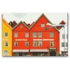Gyémántszemes festmény – Bryggen, Norvégia
