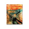 Gyémántszemes festmény – Edvard Munch: A sikoly