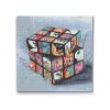 Gyémántszemes festmény – Rubik-kocka