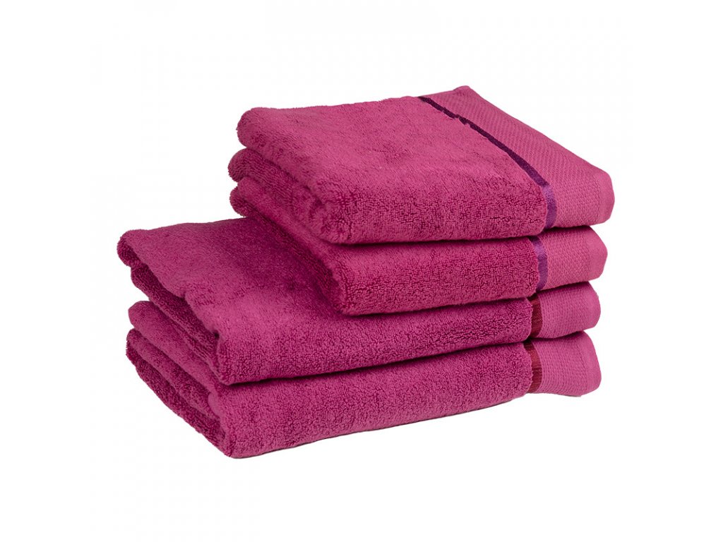 Bavlněný ručník / osuška z mikro bavlny- fialová - Fialová (Velikost 70*140 cm)