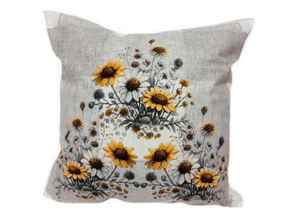 žlutobílé slunečnice