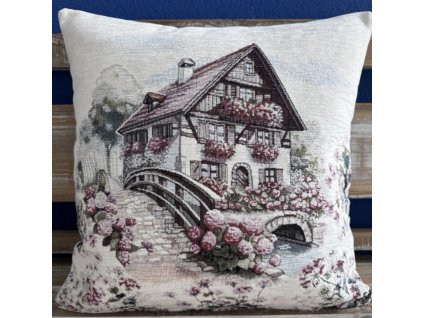 Venkovský domek s mostem