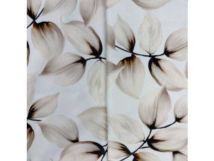 minimalistické béžové květy