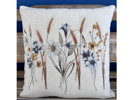 luční květy s klasy