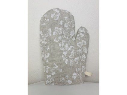 bílý rostliný vzor