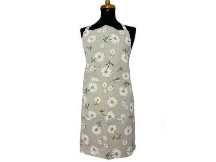 veselý motiv bílých kopretin