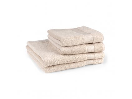 Bavlněný ručník / osuška z bavlny- béžová - Béžová (Velikost 70*140 cm)