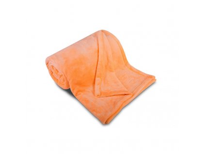 Deka mikroflanel SLEEP WELL® - oranžová (Velikost 150*200 cm)