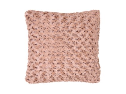Povlak mikroflanel - oříšková kroucený vlas (Velikost 42*42 cm)