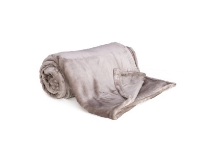 Deka mikroflanel SLEEP WELL® - světle šedá (Velikost 150*200 cm)