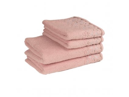 Bavlněný ručník / osuška Bella - růžová - Růžová (Velikost 70*140 cm)