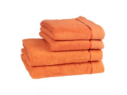 Bavlněný ručník / osuška z mikro bavlny- terakota - terakota (Velikost 70*140 cm)