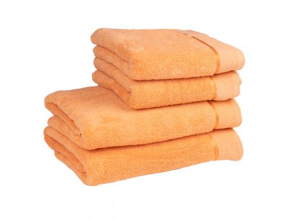 Bavlněný ručník / osuška z mikro bavlny- oranžová - Oranžová (Velikost 70*140 cm)