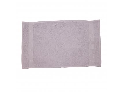 Ručník z bavlny šedé barvy vhodné do každé koupelny. nebo na cestování