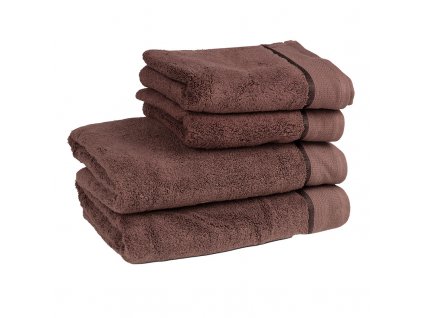 Bavlněný ručník / osuška z mikro bavlny- hnědá - Hnědá (Velikost 70*140 cm)