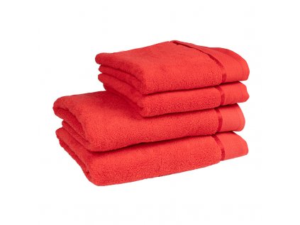 Bavlněný ručník / osuška z mikro bavlny- červená - Červená (Velikost 70*140 cm)