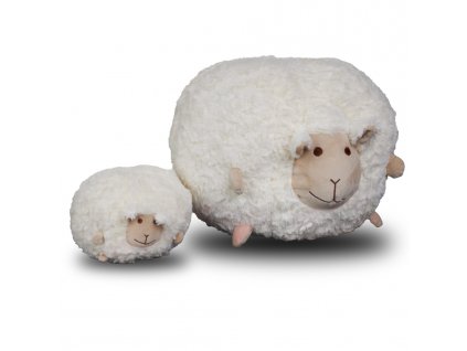 Roztomilá plyšová ovečka s tajným zipem a mini ovečkou uvnitř