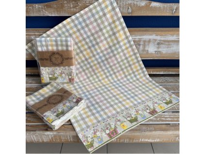 bavlněné utěrky s Konvičkovým motivem