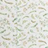 Bavlněná látka popelín metráž - Zelené listy
