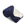 Deka mikroflanel SLEEP WELL® - ovečka tmavě modrá 150*200 cm