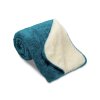 Deka mikroflanel SLEEP WELL® - ovečka petrolejová 150*200 cm