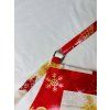 Šitá zástěra dlouhá - vánoční ornamenty