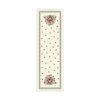 Gobelínový ubrus - okrasné květy folklór - Květy s folklorním lemováním (Velikost 40*140 cm)
