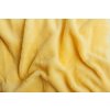 Prostěradlo mikroflanel SLEEP WELL® - žlutá - žlutá (Velikost 180*200 cm)