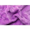 Prostěradlo mikroflanel SLEEP WELL® - lila - fialová (Velikost 90*200 cm)
