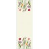 Gobelínový ubrus chenille – tulipány s květinami - Květy s tulipány (Velikost 120*140 cm)