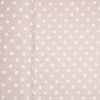 Režná látka metráž -Puntíky na béžové