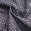 Bavlněná látka metráž – šedobílé puntíky