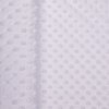 Mikroflanelová látka minky vhodná k šití dek a čepic v metráži s jednobarevným motivem bílé barvy.