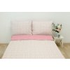 Povlečení bavlna - kytička starorůžová (Velikost 70*90 cm, 140*200 cm)