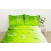 Povlečení krep - pampelišky zelené (Velikost 70*90 cm, 140*200 cm)