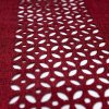 Polyesterový ubrus vyrážený- červený - Červená (Velikost 40*90 cm)