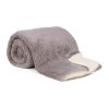 Deka mikroflanel SLEEP WELL® - ovečka Světle šedá (Velikost 150*200 cm)