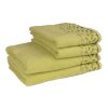 Bavlněný ručník / osuška Bella - zelená - Zelená (Velikost 70*140 cm)