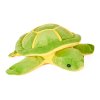 Plyšák v podobě krásné želvičky se zeleným krunýřem žlutého bříška.