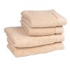 Bavlněný ručník / osuška z mikro bavlny- béžová - Béžová (Velikost 70*140 cm)