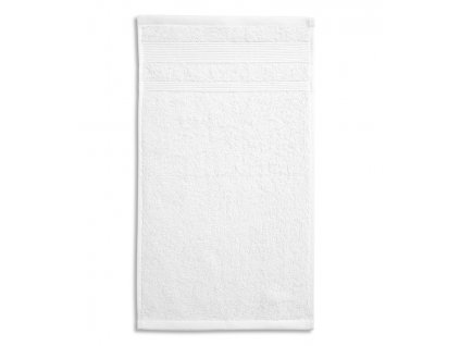 Malý uterák 30x50 cm z organickej bavlny biely
