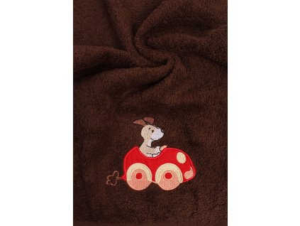 Detský uterák s výšivkou Psík