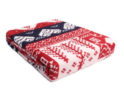 Vianočná bavlnená deka - Vločky