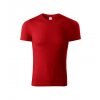 Detské tričko bavlnené červené