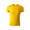 Detské tričko bavlnené žlté